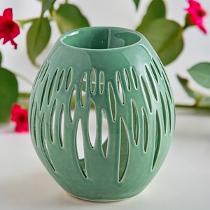 Brûle parfum série céramy ovali olive