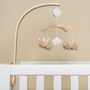 Mobile musical baby bunny