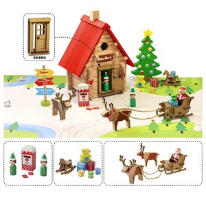 Le chalet de noël 90 pièces