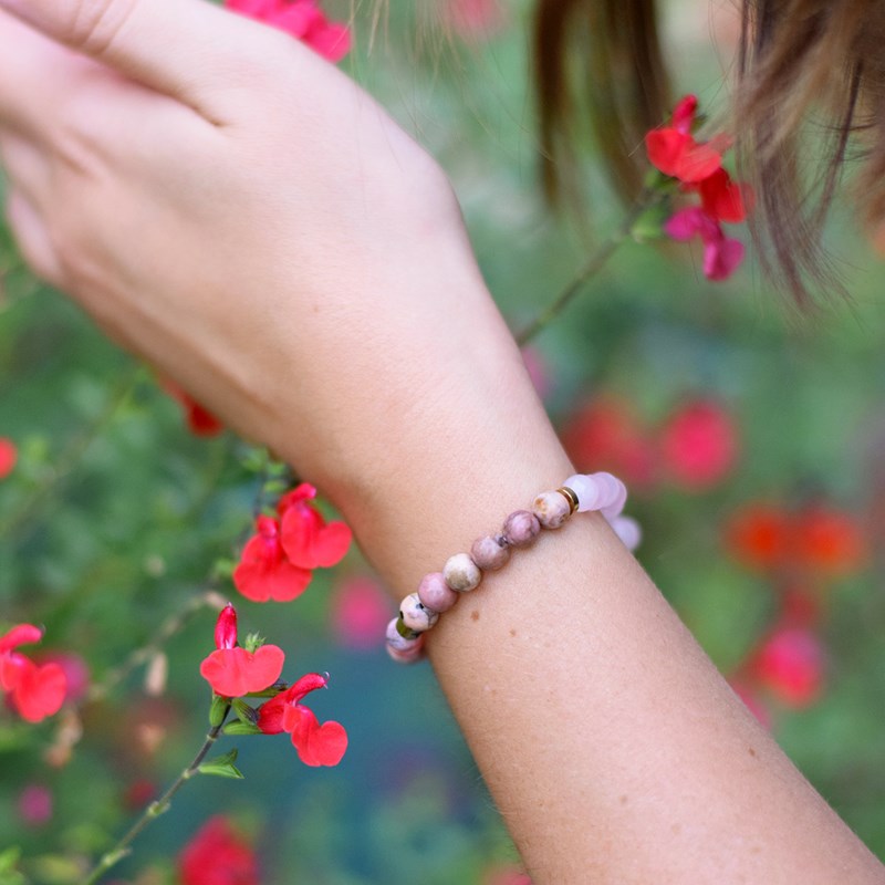 Bracelet chakra du cœur 6 mm