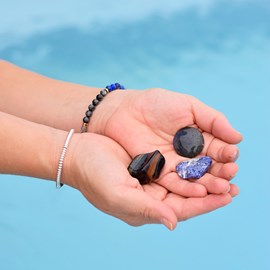 Bracelet chakra du 3ème oeil 6 mm