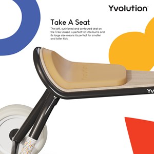 Tricycle métal vintage confort  Noir 