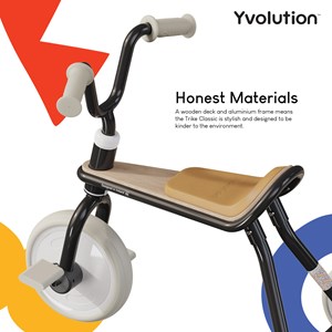 Tricycle métal vintage confort  Noir 