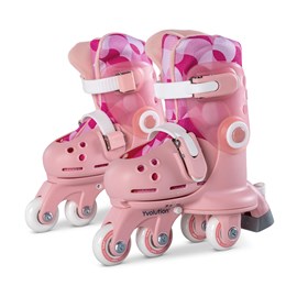 Rollers évolutifs twista rose 29-33