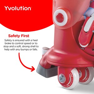 Rollers  évolutifs twista rouge 29-33