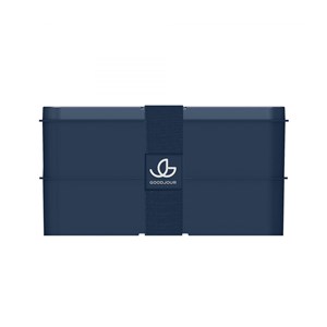 Lunchbox 2 compartiments - bleu