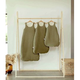 Gigoteuse nid d'abeille vert sauge 0-6m