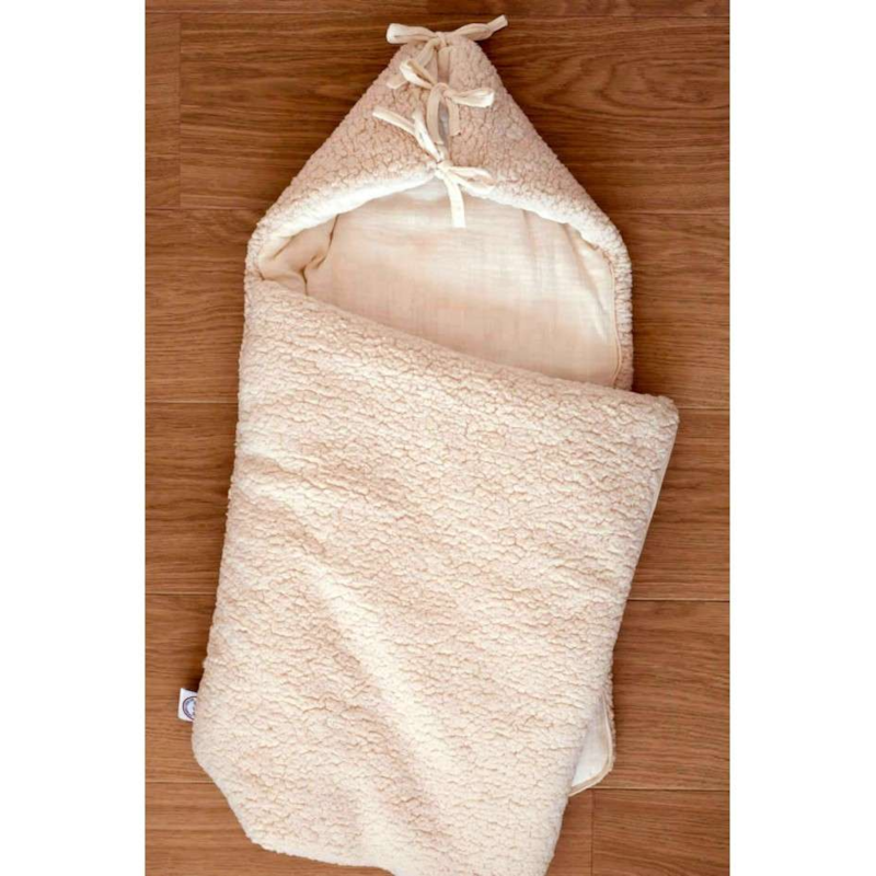 Nid d'ange moumoute écru (Manufacture des bébés français) - Image 1