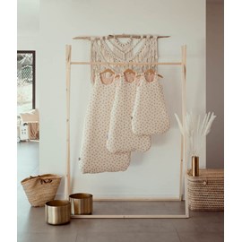 Gigoteuse écru fleurie rose 6-24 mois