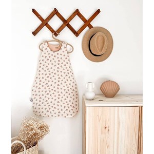 Gigoteuse été écru fleurie rose 24-36m