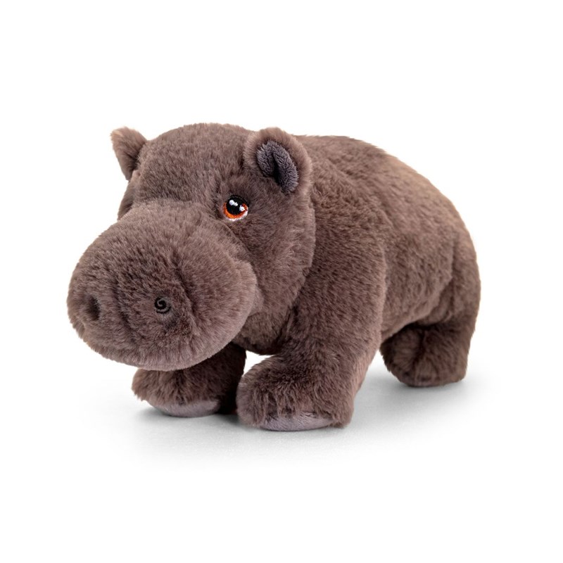 Keel Toys - Peluche hippopotame 100% recyclée