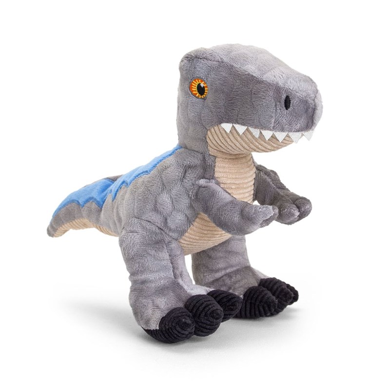 Peluche vélociraptor 100% recyclée
