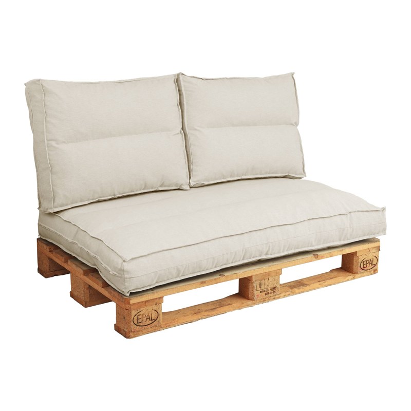 Camif - Coussin matelas palette ecru