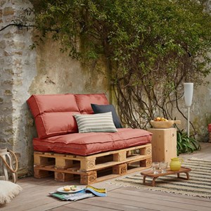 Coussin matelas palette tomette 1