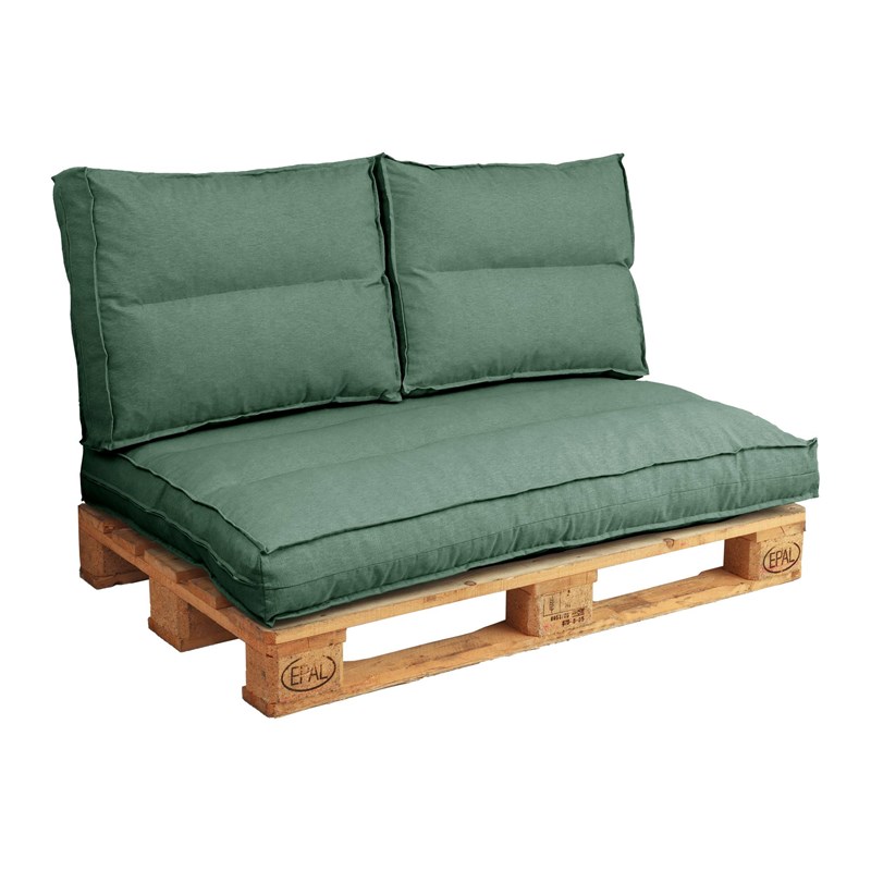 Camif - Coussin matelas palette vert fougère