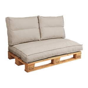 Coussin matelas palette sable