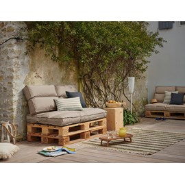 Dossier coussin  palette sable