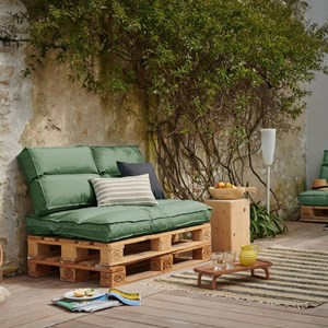 Dossier coussin  palette sapin