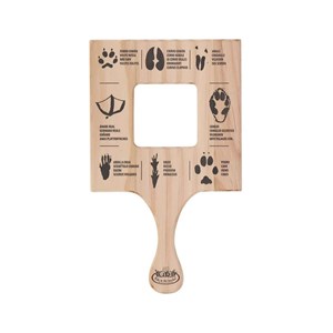 Cadre explorateur traces d'animaux