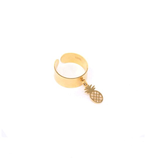Paloma de Bahia - Bague ajustable pina – doré
