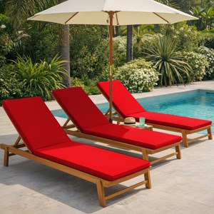 Coussin pour bain de soleil déhoussable