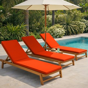 Coussin pour bain de soleil déhoussable
