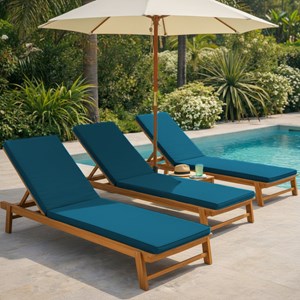 Coussin pour bain de soleil déhoussable