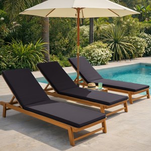 Coussin pour bain de soleil déhoussable