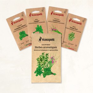 Herbes aromatiques - 4 sachets bio