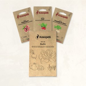 3 sachets de radis aux formes variées