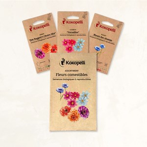 Fleurs comestibles - 3 sachets de graine