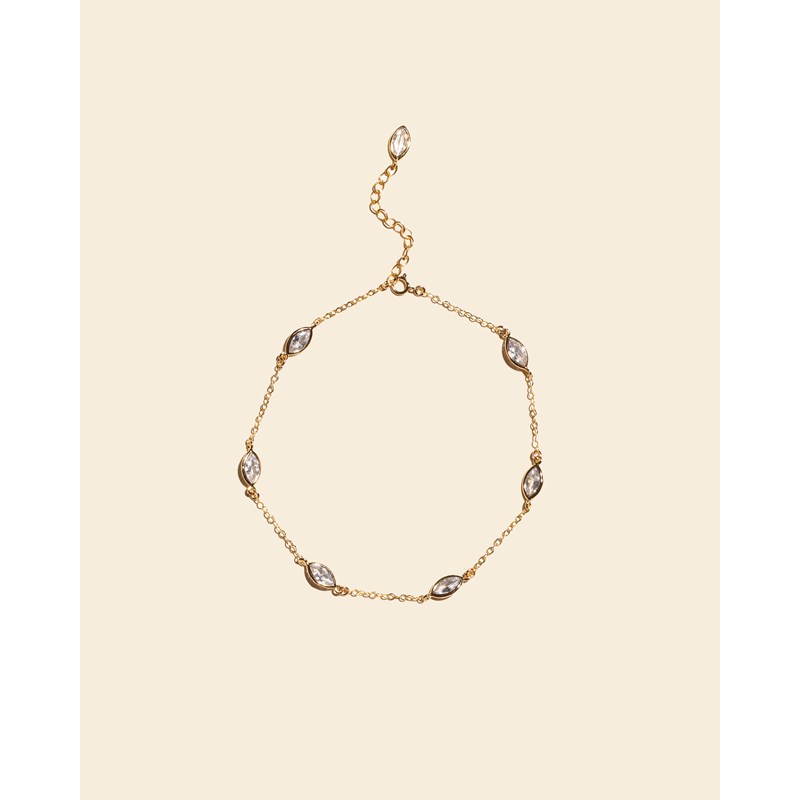 Bracelet de cheville marquises