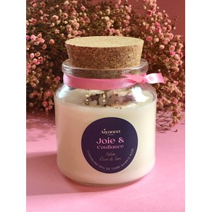 Bougie à voeux joie & confiance