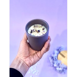 Bougie céramique paix intérieure & amour