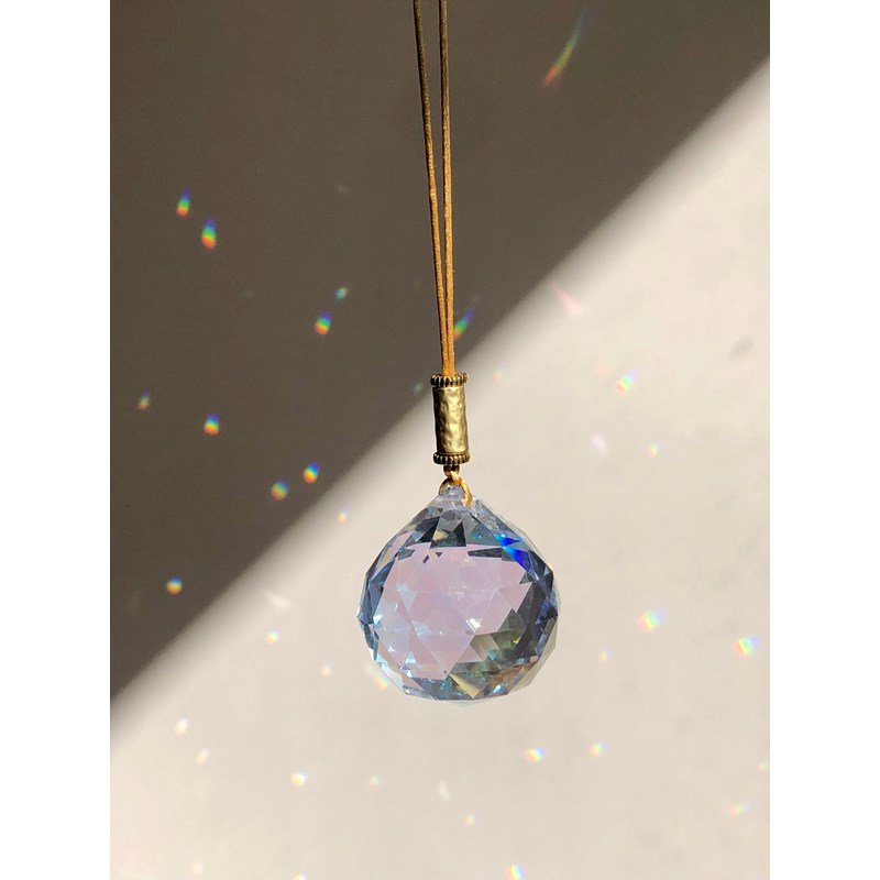 Attrape-soleil Moderne Arc-en-ciel En Cristal Pour Voiture,Attrape-soleil,Breloque Pour Rétroviseur,Décoration à Suspendre,Boule De Cristal,Prisme,Décoration De Fenêtre De Maison