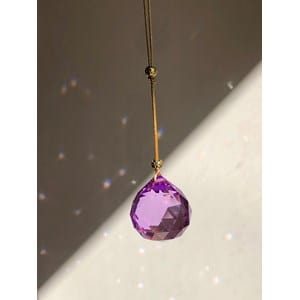 Attrape soleil suncatcher - isis violet