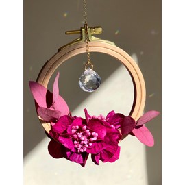 Attrape soleil suncatcher fleuri