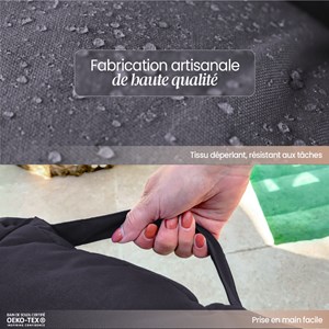 Kit coussins de palette capitonnés