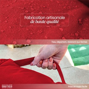 Kit coussins de palette capitonnés