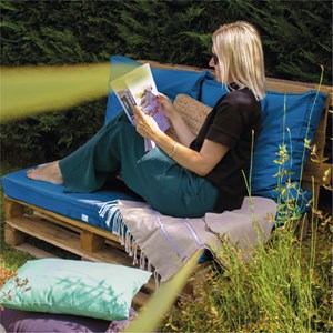 Kit coussins de palette déhoussables