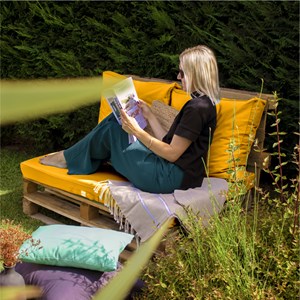 Kit coussins de palette déhoussables