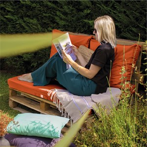 Kit coussins de palette déhoussables