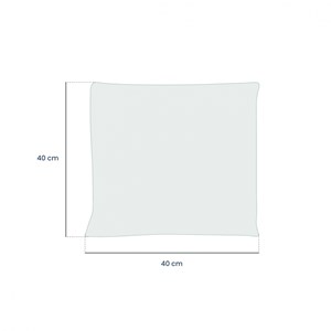 2 oreillers garnissage - 40 x 40 cm