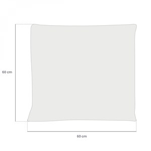 4 oreillers garnissage - 60 x 60 cm