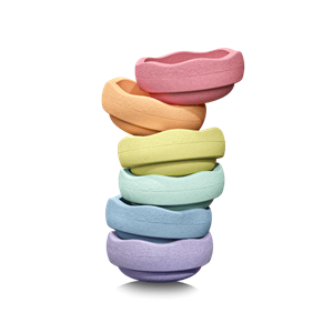 6 éléments: original rainbow pastel