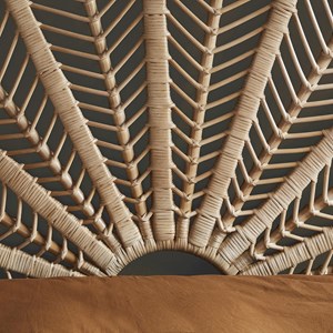 Tête de lit en rotin