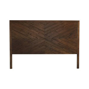 Tête de lit bois massif finition noyer