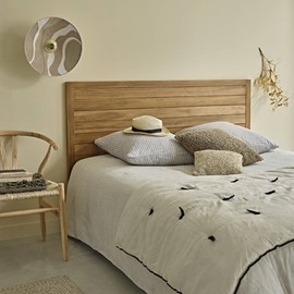 Tête de lit en teck massif 160 cm