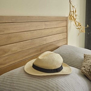 Tête de lit en teck massif 160 cm