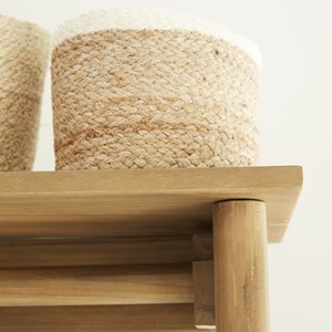 Portant en bois de teck 85 cm